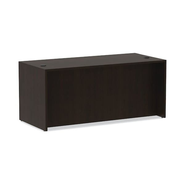 Alera Straight Front Desk Desk Shell, 65x29.5", Espresso, 29-1/2" D X 29-1/2" H, 65" W X Espresso - VA216630ES