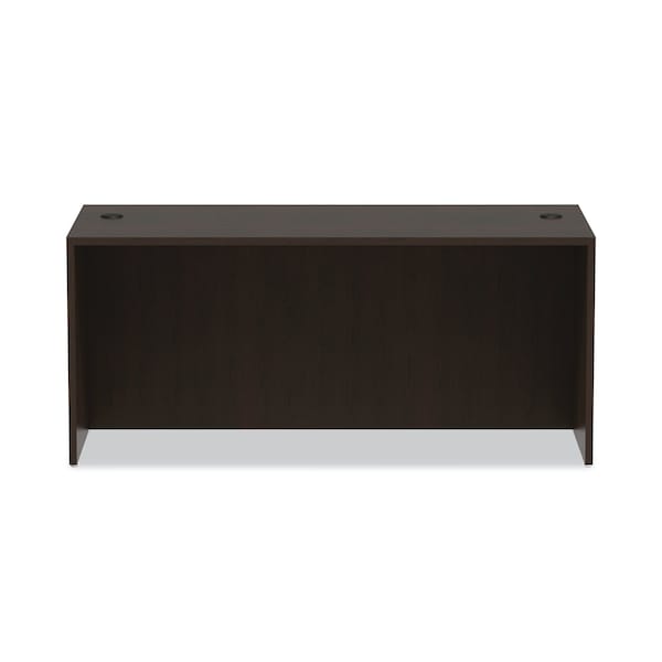 Alera Straight Front Desk Desk Shell, 65x29.5", Espresso, 29-1/2" D X 29-1/2" H, 65" W X Espresso - VA216630ES