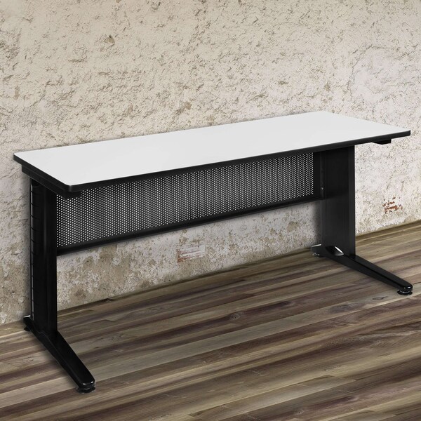 Regency Fusion Modesty Panels, 16 D X 0.5 H, 69 W X Metal, Black - MMP7216BK