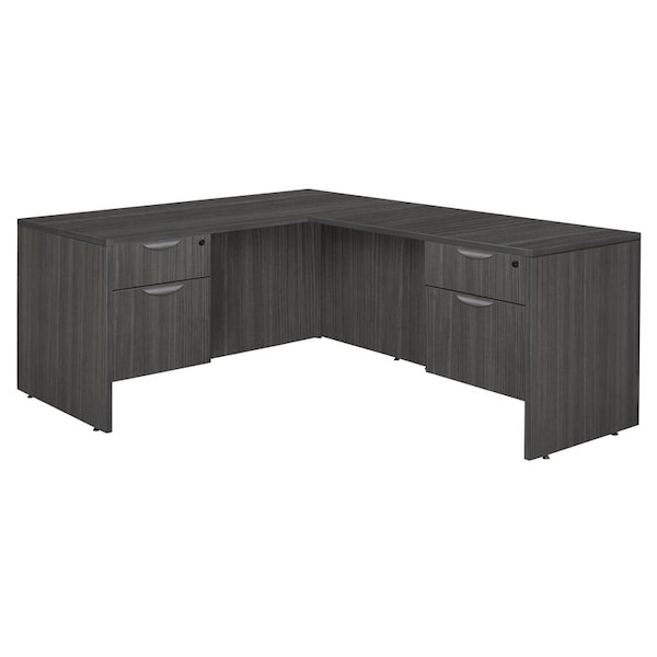 Regency Legacy L-Desks, 82 D X 29 H, 71 W X Wood, Ash Grey - LLD713547AG