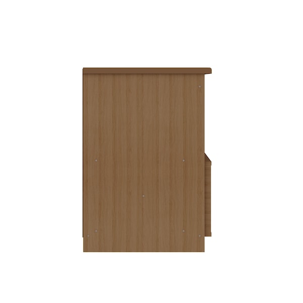 Manhattan Comfort Office Desk, 29.92 in H, 20.86 in W X Maple Cream - 15PMC5