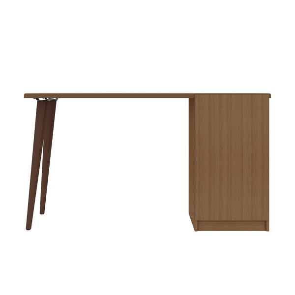 Manhattan Comfort Office Desk, 29.92 in H, 20.86 in W X Maple Cream - 15PMC5