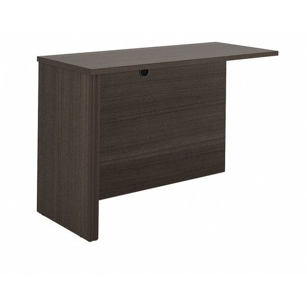 Embassy Return Shell Return Table, Embassy, Dark Chocolate, 19.8" D X 30.4" H, 46.6" W X Melamine - 60811-2179