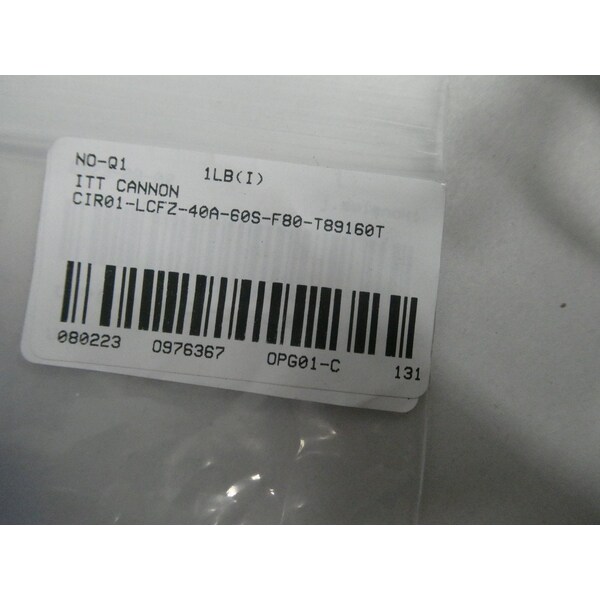 RECEPTÁCULO DE 40A  AMP - CIR01-LCFZ-40A-60S-F80-T89160T