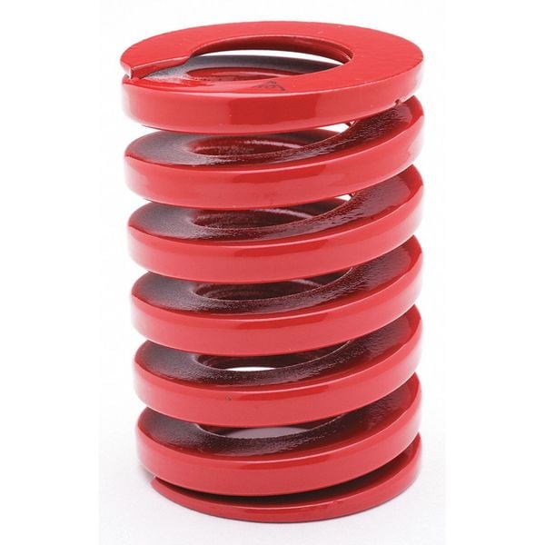 Raymond Die Spring, Red, Overall 1-9/16" L, PK5 - ASM027040