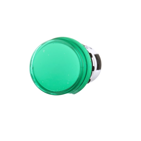 Indicadores de montaje en panel con LED de Carlo Gavazzi, Luz de luz de PLT compacta con lente Hi, 24 Vca/Vcd, LED verde - PL22CHLG24