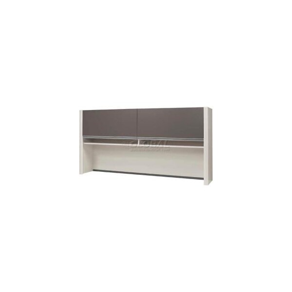 Bestar Bestar Hutch for Credenza - Slate & Sandstone - Connexion Series - 93510-59