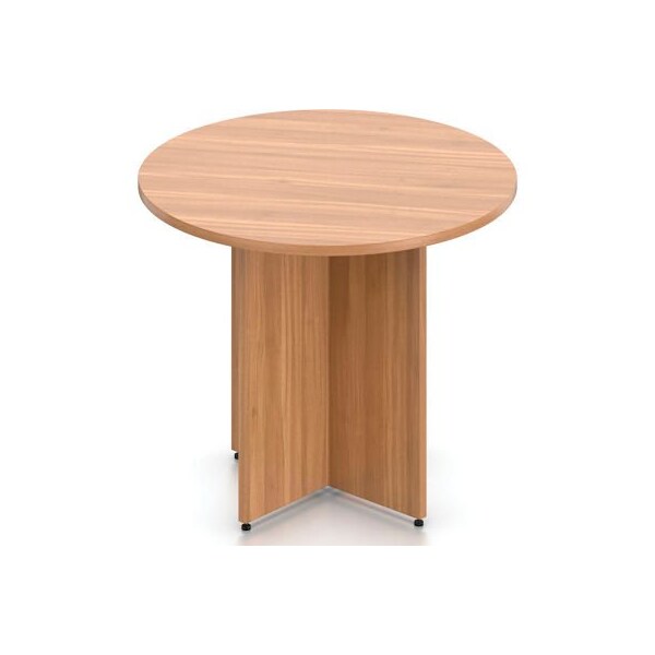 Gec Offices To Go - Round Table - 36"W x 29-1/2"H - Walnut - SL36R-AWL