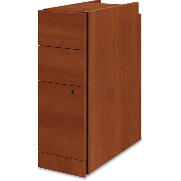 Mayline HON105093CO 28.0 x 9.5 x 22.75 in. Narrow Profile Pedestal Desk, Cognac - H105093.COGN