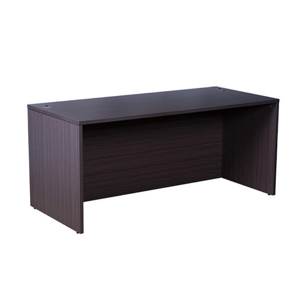 Norstar Desk Shell, 66 W x 30 D in. - Driftwood - N102-DW