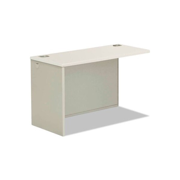 Hon HON Left Return Shell - 60inW x 24inD x 29-1/2inH - Silver Mesh/Light Gray - 38000 Series - HON38946LB9Q