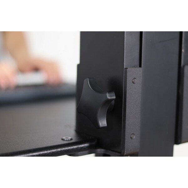 Victor Desks, 23" D X 15-1/2 in H, 28" W X Black - DC300