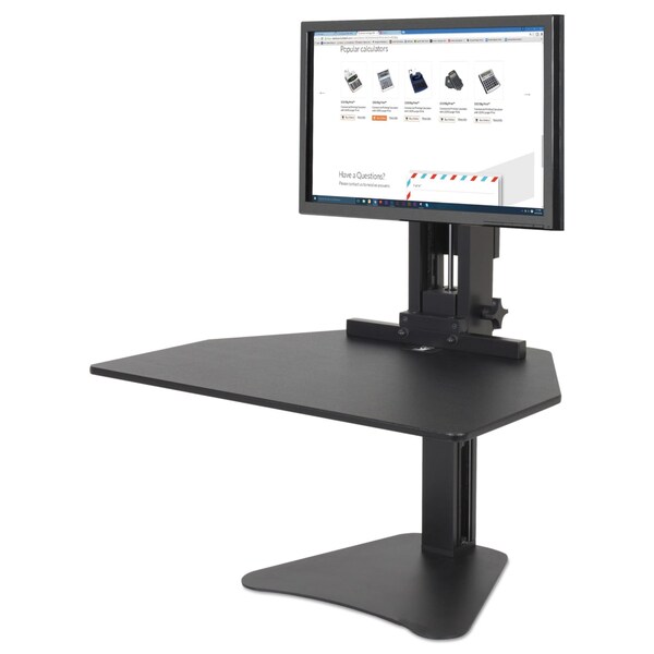 Victor Desks, 23" D X 15-1/2 in H, 28" W X Black - DC300