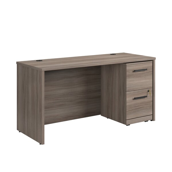 Officeworks By Sauder Affirm 60 in. Desk & 2 Drwr Ped He Ste A2 - 431812
