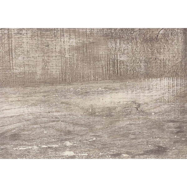 Homeroots 30 in. Taupe Particle Board & Black Metal Computer Desk - 333474