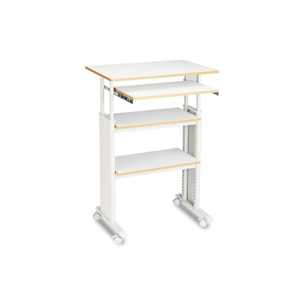 Safco Safco, ADJUSTABLE HEIGHT STAND-UP WORKSTATION, 29.5W X 22D X 49H, GRAY - 1929GR