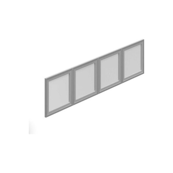 Gec Offices To Go - Silver Doors for 66" Hutch - SL66SIDR