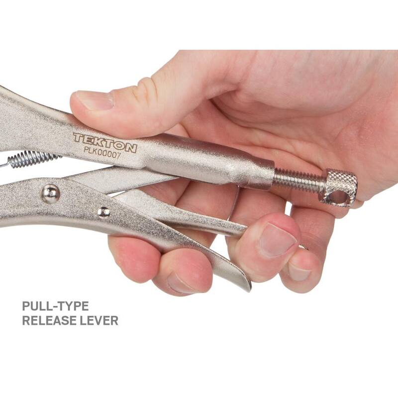 TEKTON 7 in. Straight Jaw Locking Pliers - PLK00007