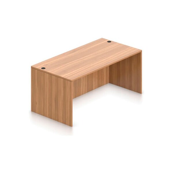 Gec Offices To Go Desk Shell - 71" x 36" - Walnut - SL7136DS-AWL