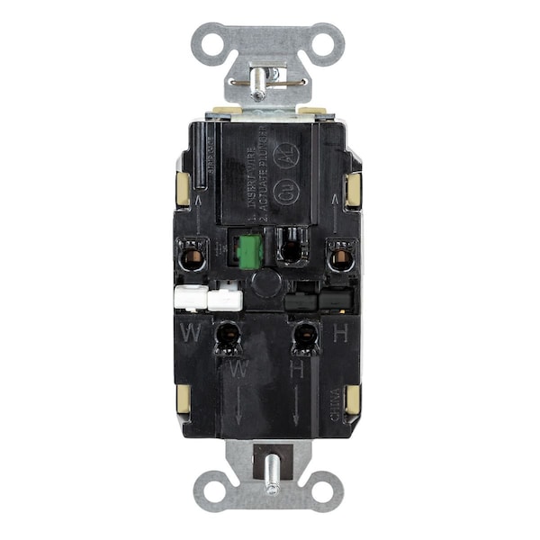 Hubbell Receptacle, 1 hp, 125V AC, NEMA 5-20R - 5362STITR