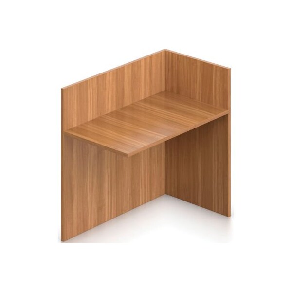 Gec Offices To Go - Return for Reception Desk - 42"W x 24"D x 41"H - Walnut - SL4224RR-AWL