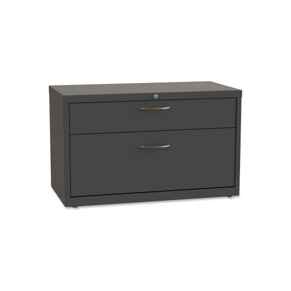 Lorell Lorell 2-Drawer Credenza - 36" x 18.8" x 21.9" - Charcoal - 60937