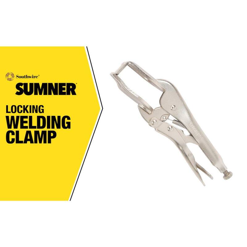 Southwire 9 in. Locking Weld in.g Clamp - 781627