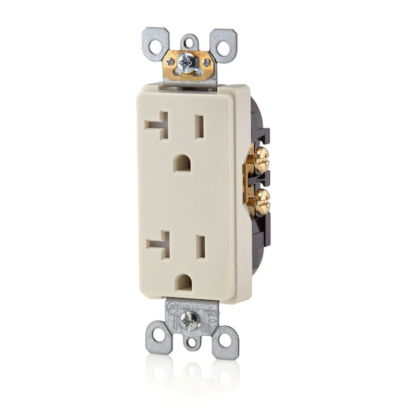 Leviton Tamper Resistant Duplex Recept 20A 125V - T5825-T