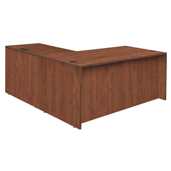 Regency Regency Legacy 71 x 35 in. L Desk with Double Pedestal Drawer Unit- Cherry - LLD7135CH