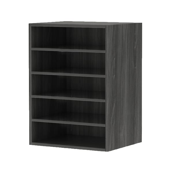 Mayline Horizontal Paper Management 11.75" D X 20-1/4" H, 15" W X Steel, Gray Steel - AHPMLGS