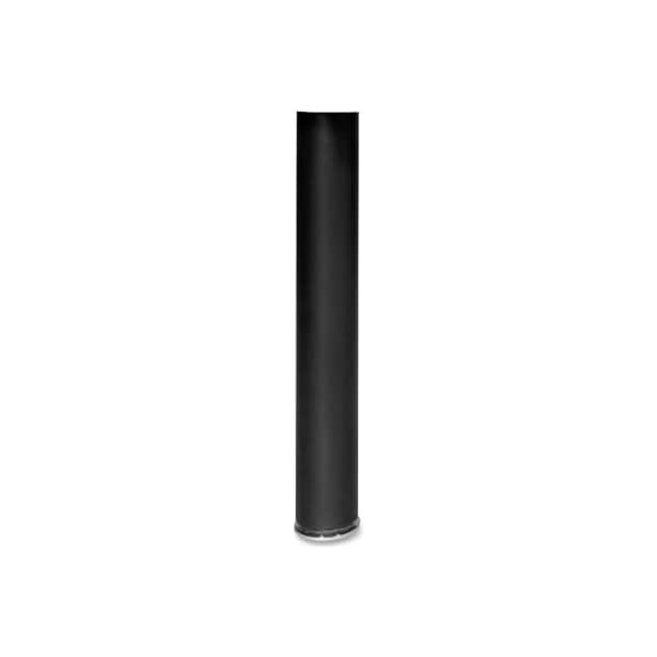 Sp Richards Lorell Peninsula Post - 3-1/2" Dia. x 28-1/2"H - Black - Essentials Series - LLR69381