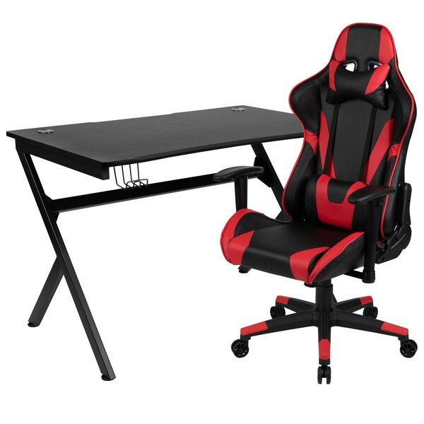 Flash Furniture 30.25 H, 45.25 W X Red - BLN-X20D1904-RD-GG