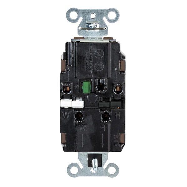 Hubbell Receptacle, 1 hp, 125V AC, NEMA 5-20R - 5362ST
