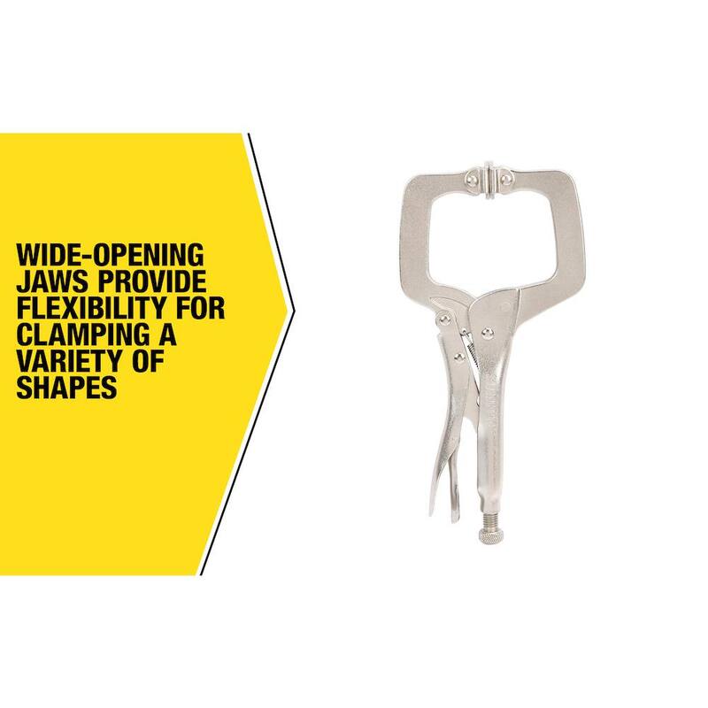 Southwire 18 in. Locking Clamp with Swivel Pads - 781625