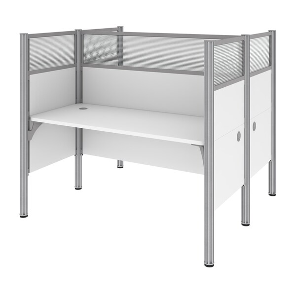 Bestar Bestar Pro-Biz 63W Office Cubicles with High Privacy Panels in white - 100870D-17