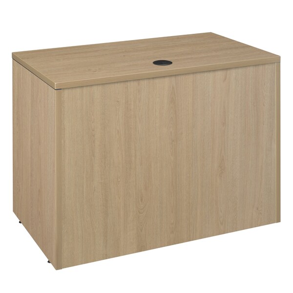 Regency Legacy 42 x 24 in. Executive Desk with Single Pedestal Drawer Unit- Noble Oak - LSP4224NO