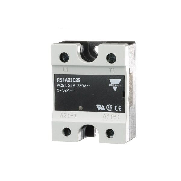 Relevadores de estado sólido Carlo Gavazzi - Montaje industrial SSR ZS 230V 25A 230Vac Led - RS1A23A2-25
