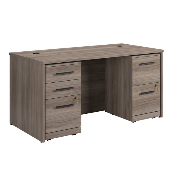 Officeworks By Sauder Affirm 60x30 D, 2 D Ped, 3 D Ped He Ste A3 - 431824
