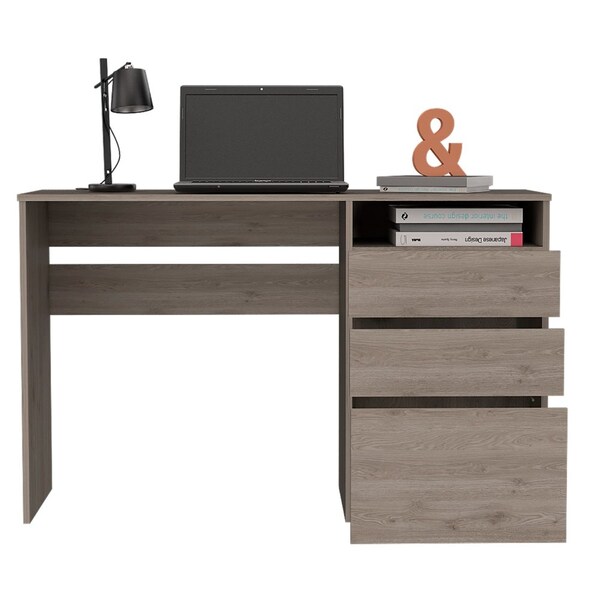 Tuhome 17.1 in. D X 29.5 in. H, 47.4 in. W X Laminate, Light Gray - ELZ5693