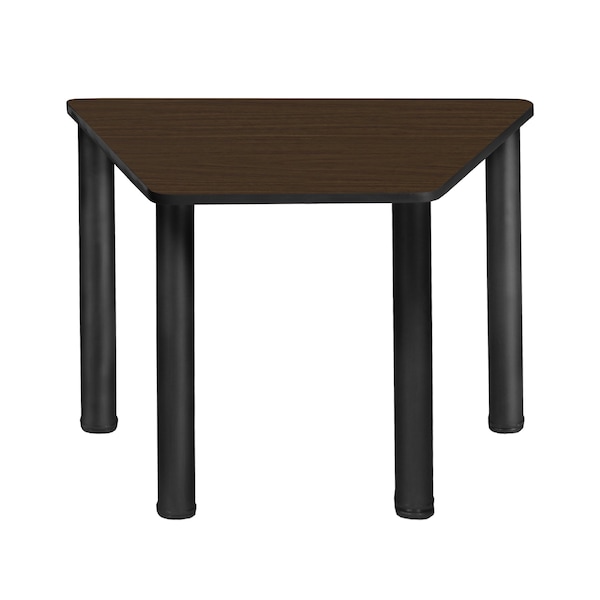 Regency Learning School Desk, 36 in W X Wood, Metal, Neo Walnut / Black - TSD36231918NWBPBK
