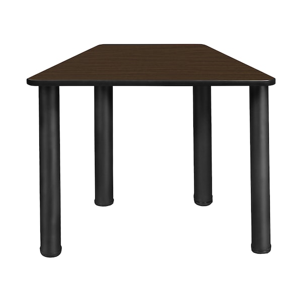 Regency Learning School Desk, 36 in W X Wood, Metal, Neo Walnut / Black - TSD36231918NWBPBK