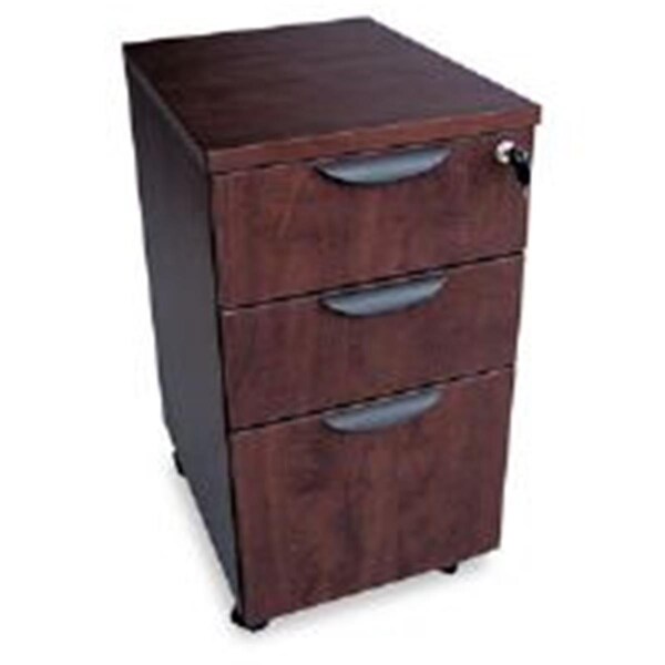 Fine-Line ALEVA572816MY Valencia Mobile Box Box File Pedestal File, Mahogany - FI2665517