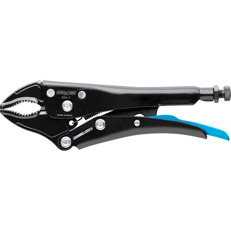 Channellock 7 in. Locking Pliers, Curved Jaw - 102-7