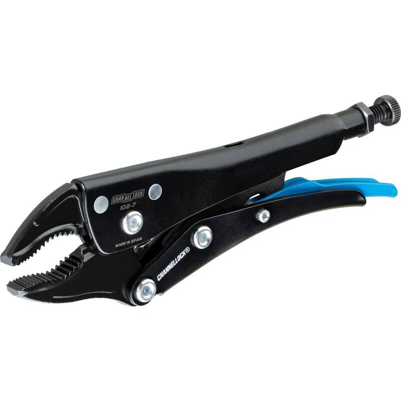 Channellock 7 in. Locking Pliers, Curved Jaw - 102-7
