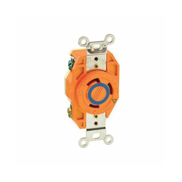 Leviton 30A Flanged Outlet Locking Receptacle 2P 3W 125V - 2620-IG