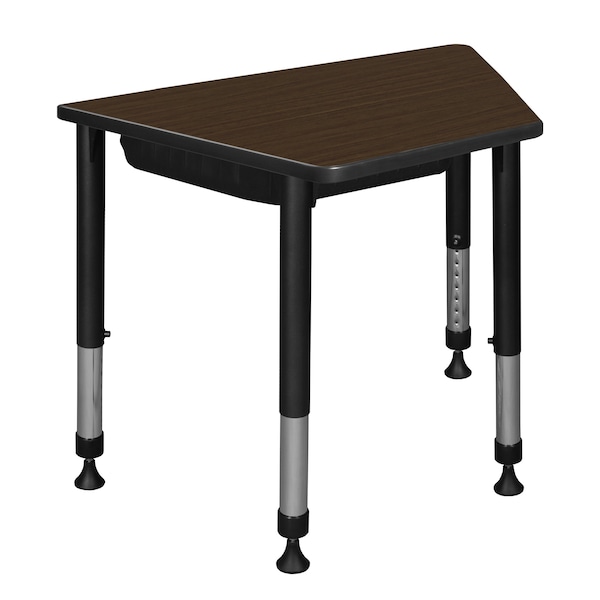Regency Adjustable Height Kids Learning School Desk W/ Book Storage, 36 in W X Metal, Plastic, Laminate - TSDBX362319NW