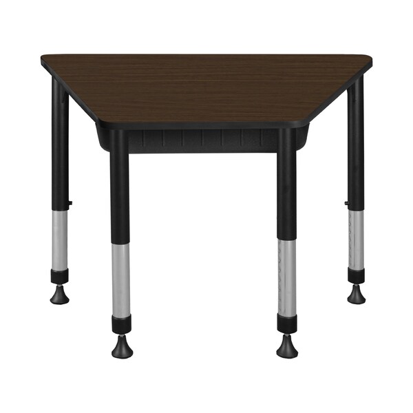 Regency Adjustable Height Kids Learning School Desk W/ Book Storage, 36 in W X Metal, Plastic, Laminate - TSDBX362319NW