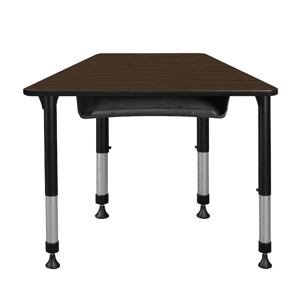 Regency Adjustable Height Kids Learning School Desk W/ Book Storage, 36 in W X Metal, Plastic, Laminate - TSDBX362319NW