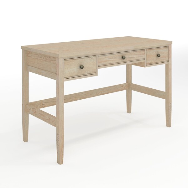 Martha Stewart 21.75 in H, 47.25 in W X Engineered Wood, Steel, Light Natural Frame/Antique Bronze Hardware - NAN-PS-23512-LNT-BZ-MS