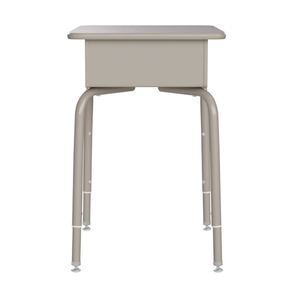 Flash Furniture 31.25 H, 24 W X Laminate, Steel, Gray Granite/Silver - FD-DESK-GY-GY-GG